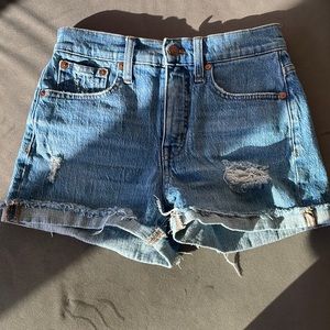 Madewell jean shorts